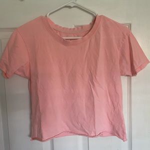 Peach/Coral Crop Top